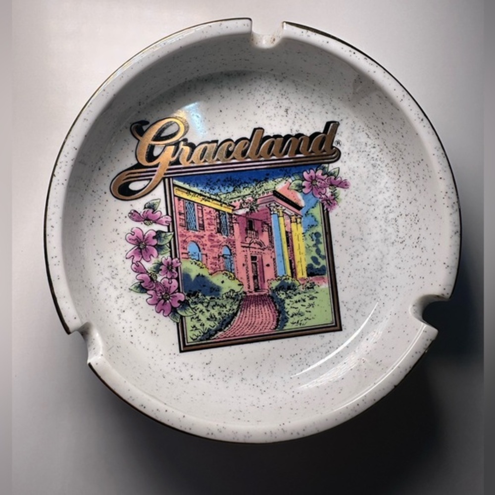 Vintage Elvis Graceland Ash Tray